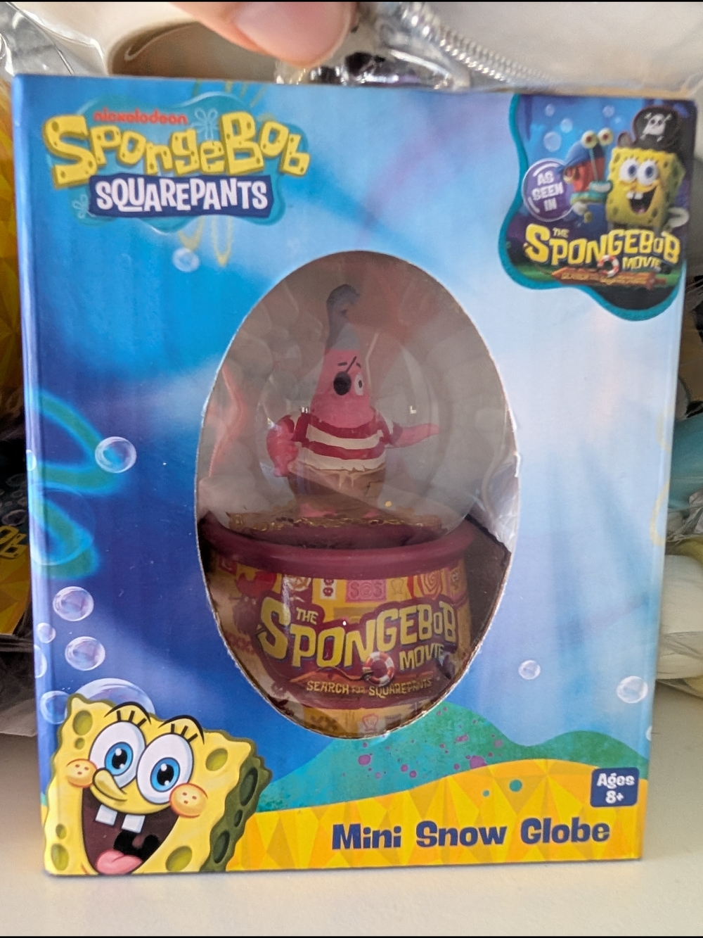 SpongeBob SquarePants Mini Snow Globe - Pink Patrick